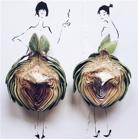 用水果蔬菜创作出时尚灵感