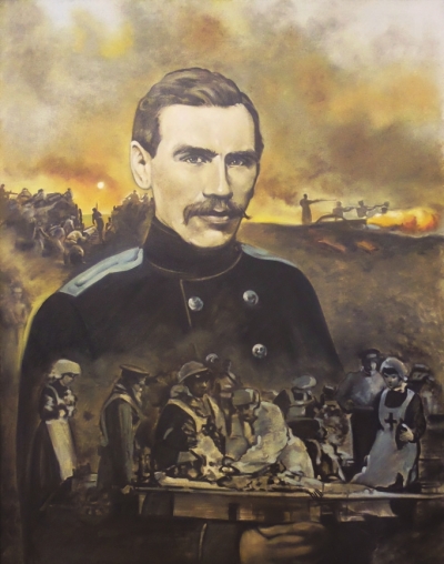   为了克里木·为了塞瓦斯托波尔（油画） 90×70厘米 赖萨·阿列菲耶娃