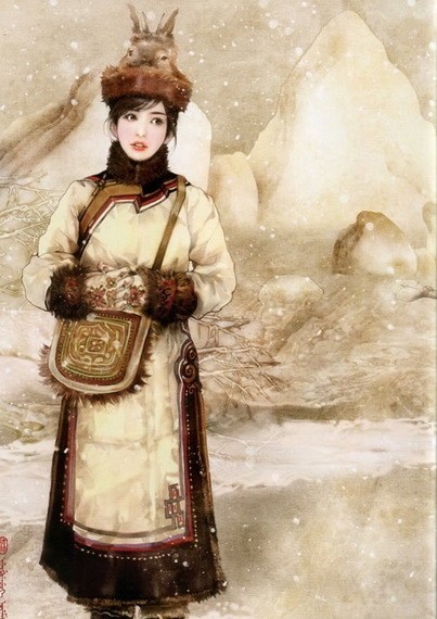 “东方画姬”德珍笔下中国56个民族的美女