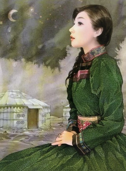“东方画姬”德珍笔下中国56个民族的美女