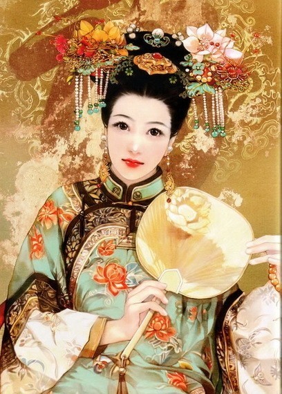 “东方画姬”德珍笔下中国56个民族的美女