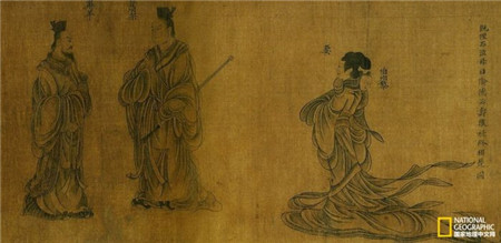 东晋 顾恺之《列女图》（宋摹本，局部） 早期名家人物画