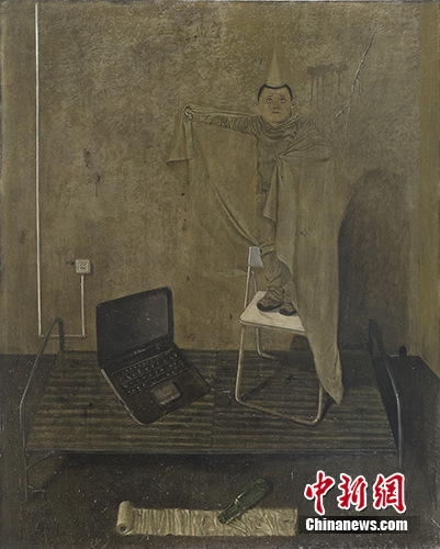   米杰 《你快乐我忧伤7》 150×120cm 布面油画 2015  