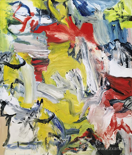 威廉 · 德库宁(Willem de Kooning)《无题 XXI》