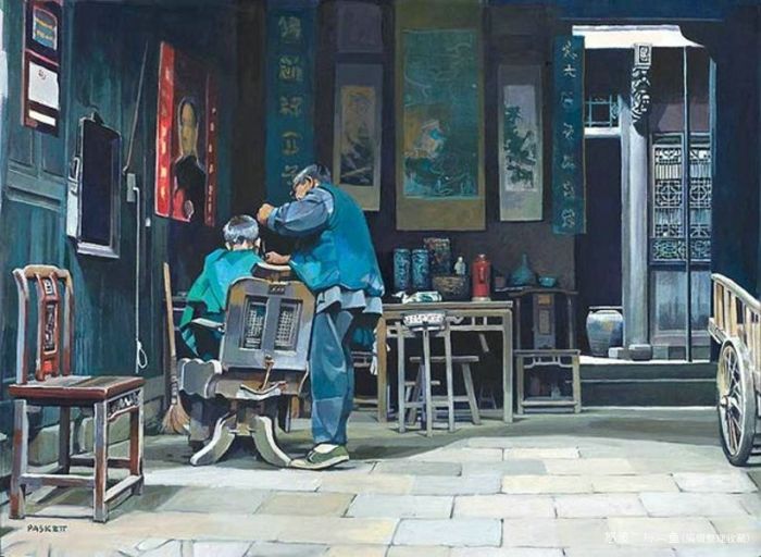 英国皇家水彩协会主席画笔下80年代的中国