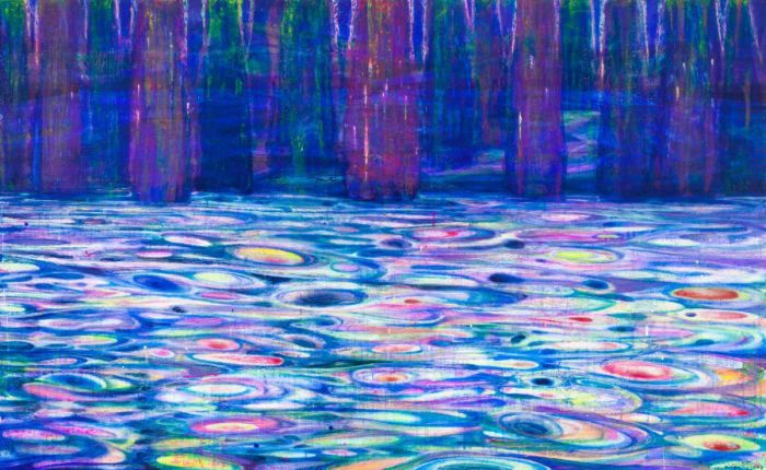 黄宇兴，《河流》（2013）.  图片： Courtesy of Christie's.