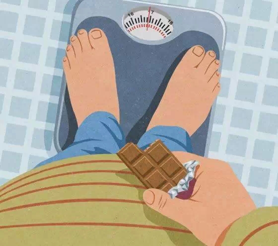 现代人最流行：用嘴减肥，行动永远背道而驰。