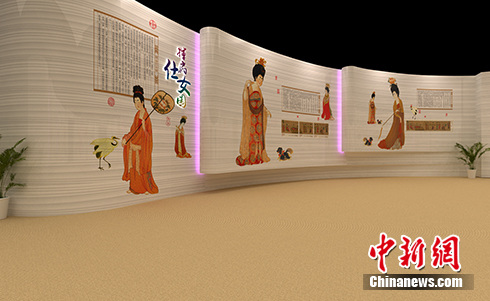   博览会现场效果图。