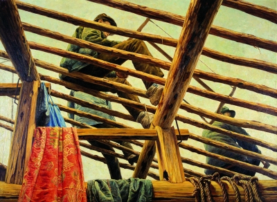  框架（油画） 97×132厘米 1994年 王印泉