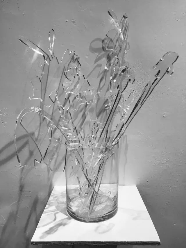 肖般若，《是花吗？》，综合材料，2014年