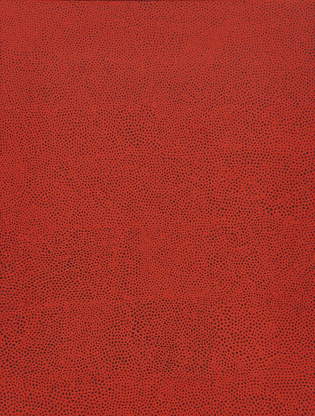 草间弥生，《No.Red》，1960，图片：sotheby's.com