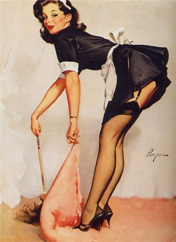 50年代的时尚杂志招贴画欣赏