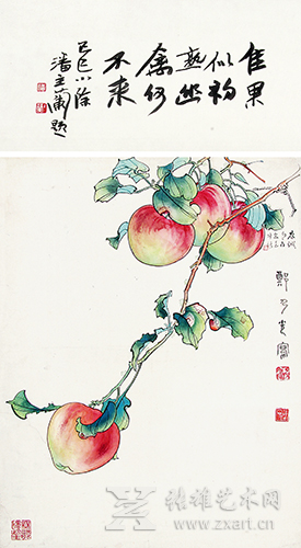 lot170 郑乃珖 岁岁平安(工笔重彩)