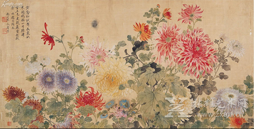 恽寿平 《菊花》