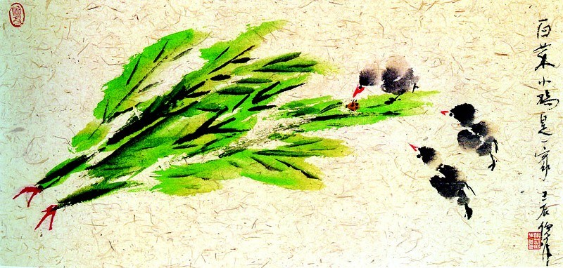 倪萍“误打误撞”的绘画作品欣赏