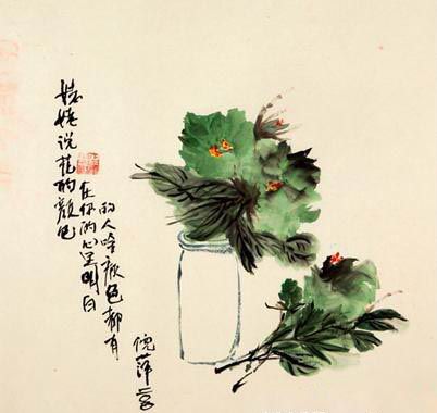 倪萍“误打误撞”的绘画作品欣赏