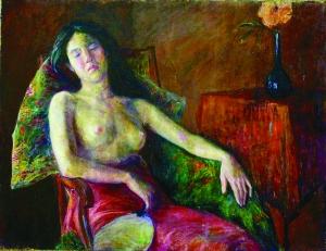 李叔同《半裸女像》