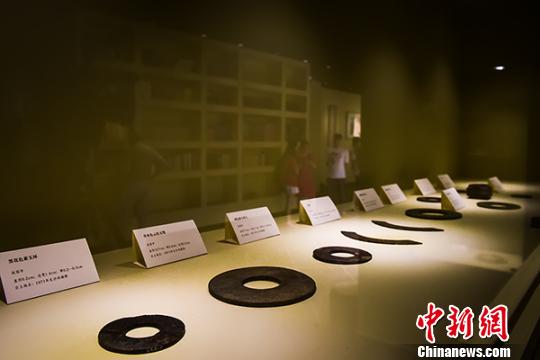 战国玉组配首次亮相文物精品展。