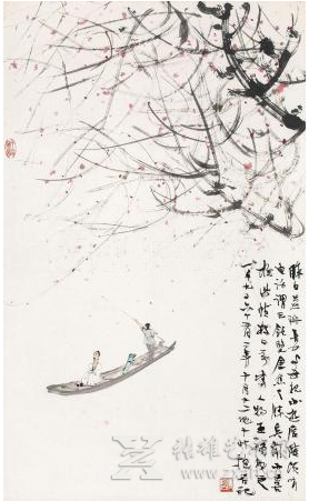 傅抱石《秋江放艇》 546.25万元成交