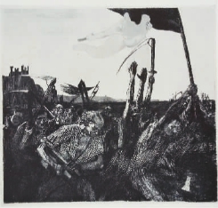   暴动——“农民起义”系列的试作（铜版画）  珂勒惠支