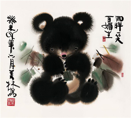 韩美林笔下憨态可掬的动物们
