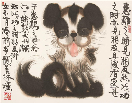 韩美林笔下憨态可掬的动物们