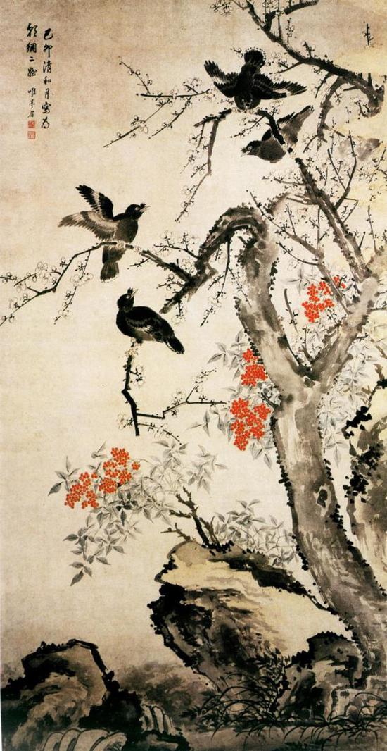   余省 花鸟图