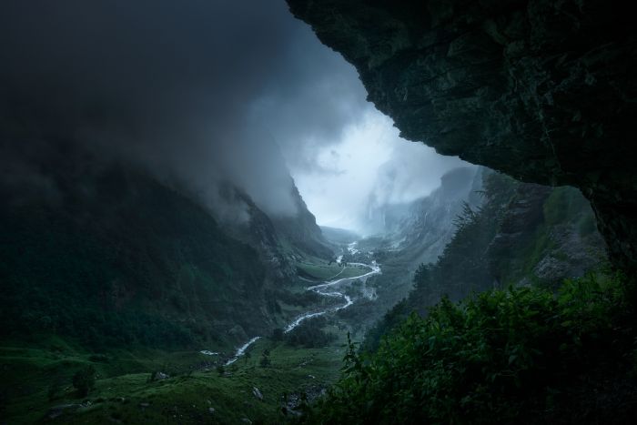 自然组优胜奖：’Descent to Rivendell’, Enrico Fossati