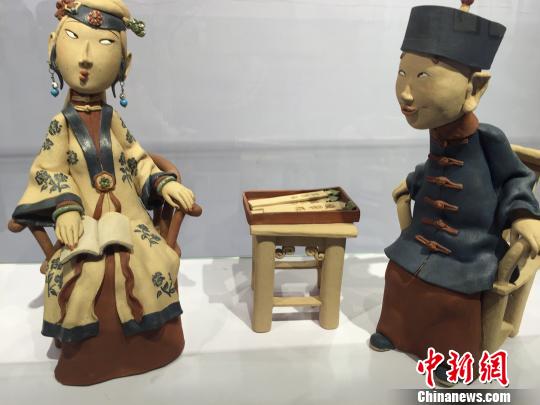 图为艺术家杨静创作的参展作品。