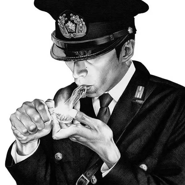 Shohei Otomo的圆珠笔画：浓郁的暴力美学