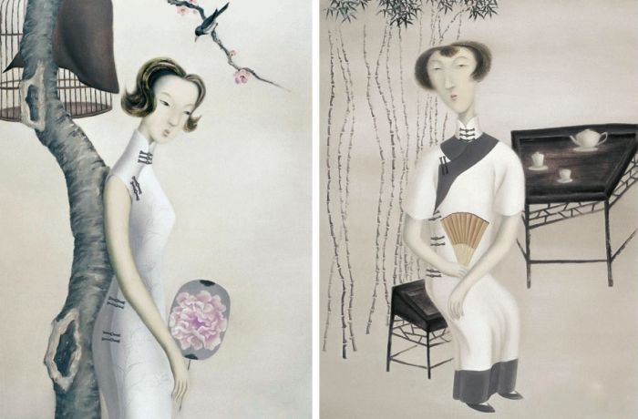 深圳女艺术家琴湾作品展《天禅》展至下月中旬
