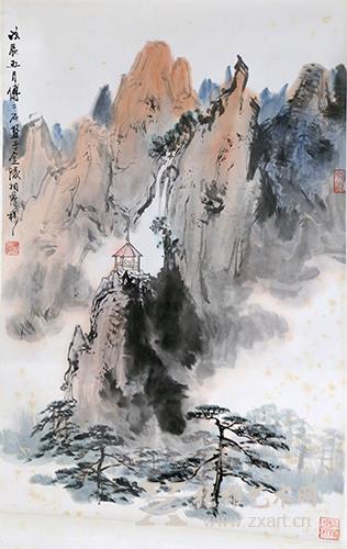 傅二石《金陵山水》
