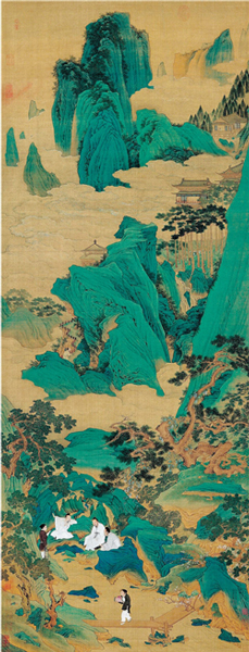   仇英 桃源仙境图 天津博物馆藏