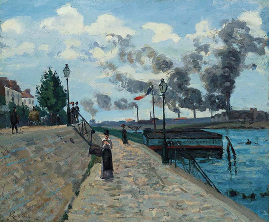   The Seine at Charenton，阿尔芒德·基约曼