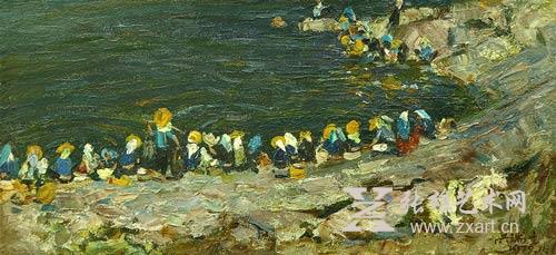 洪瑞生油画作品