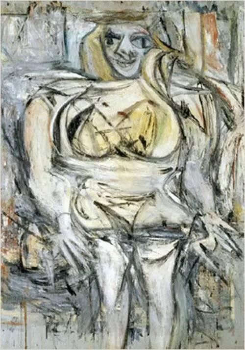 willem de kooning作品《女人III》