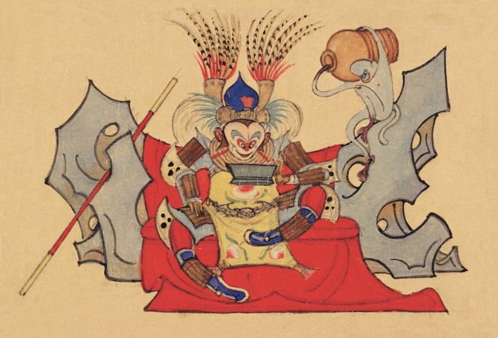 大闹天空美术设计。图片：致谢龙美术馆