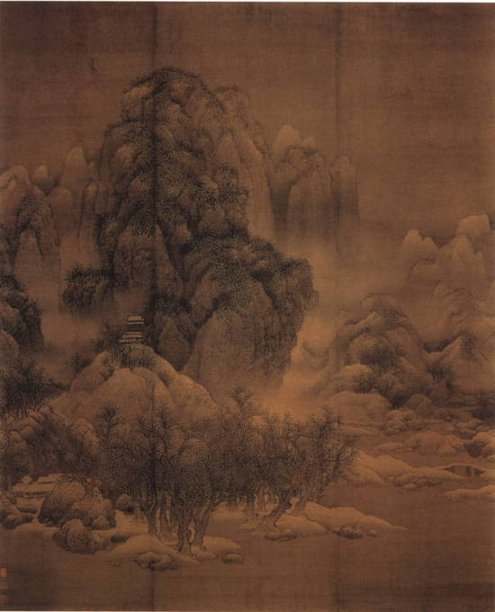   北宋 范宽《雪景寒林图》