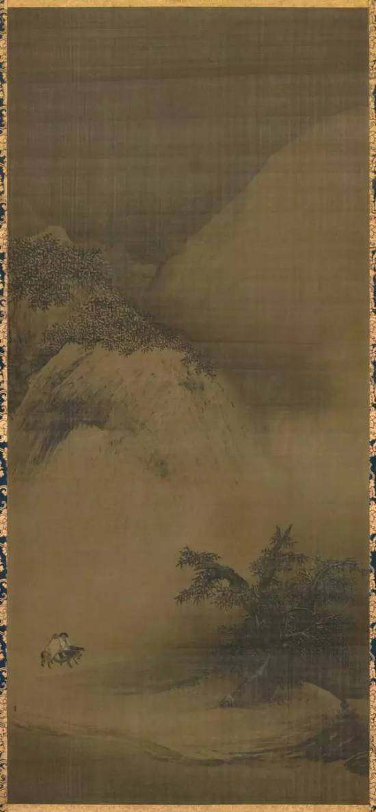   南宋 梁楷《雪景山水图》