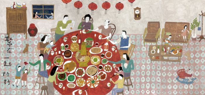 插画家良根作品蕴含着浓浓台湾乡土气息