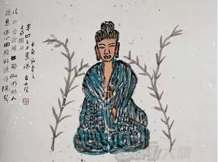 当代作家贾平凹的话与画(组图)
