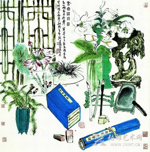 萧峻手指画作品