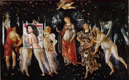 似乎很和谐：把杂志封面PS进古典油画里