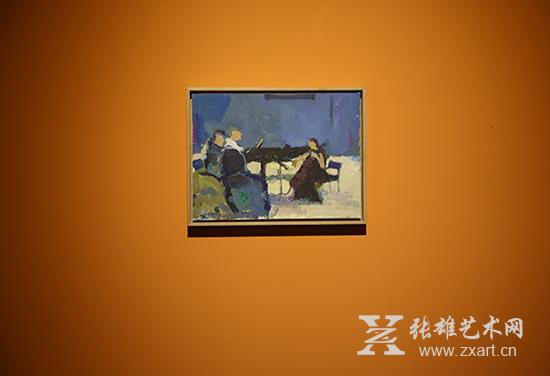 “对画——色彩与音符的一次邂逅”石煜作品展展览现场