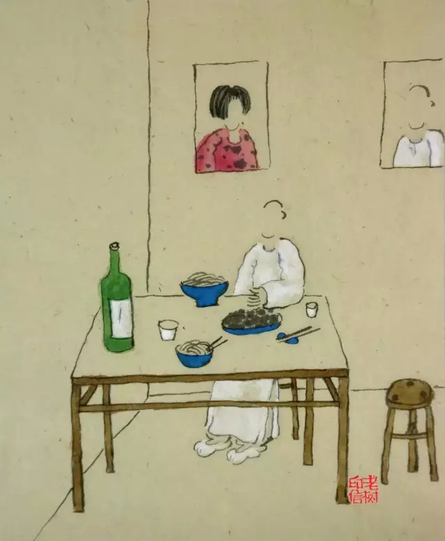 老树画画关于食物的诗与画（图）