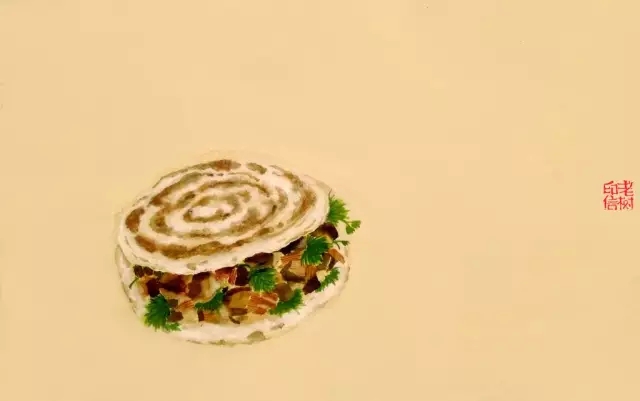 老树画画关于食物的诗与画（图）