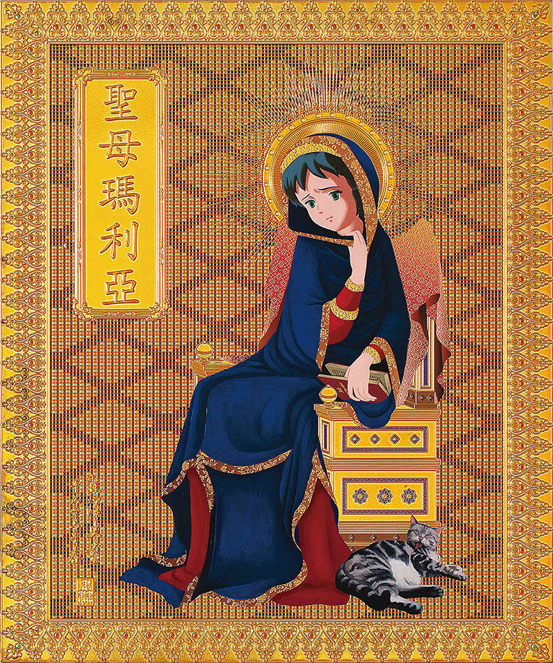 混搭风：当日本动漫穿越至西方宗教艺术杰作
