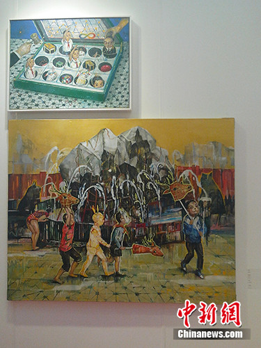 Hi21冬季艺术展现场。宋宇晟 摄