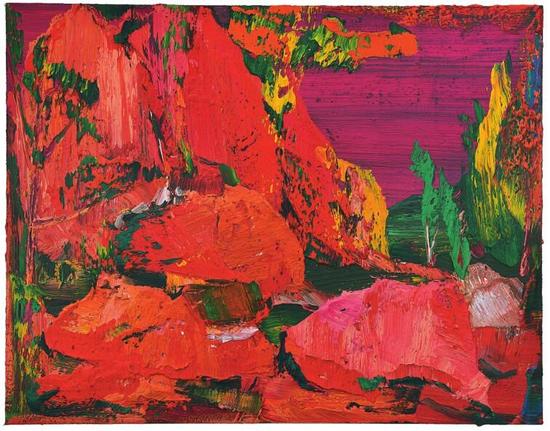 《风景》布面油画 2015年 120X150cm