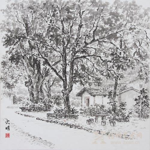 陈火明作品《语堂故居》